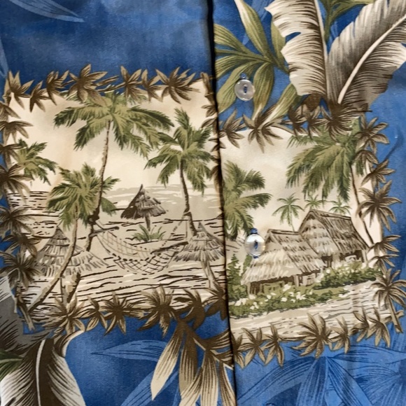 DC Classic Los Vegas Hawaiian Shirt 2XL Blue - Picture 5 of 8